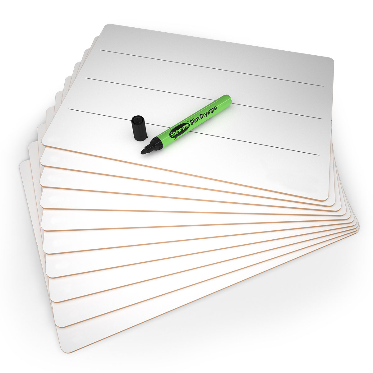 A4 Lined MDF Whiteboards