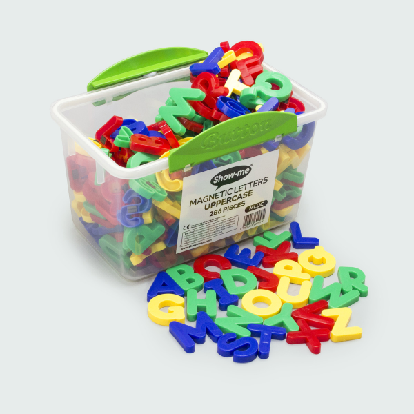 Magnetic Uppercase Letters, Tub of 286
