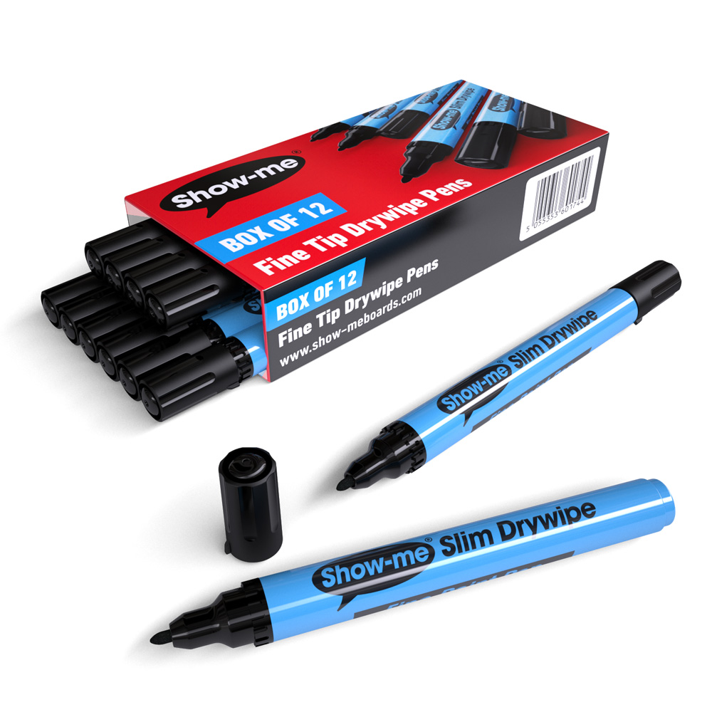 Fine Point Black Student Whiteboard Pens