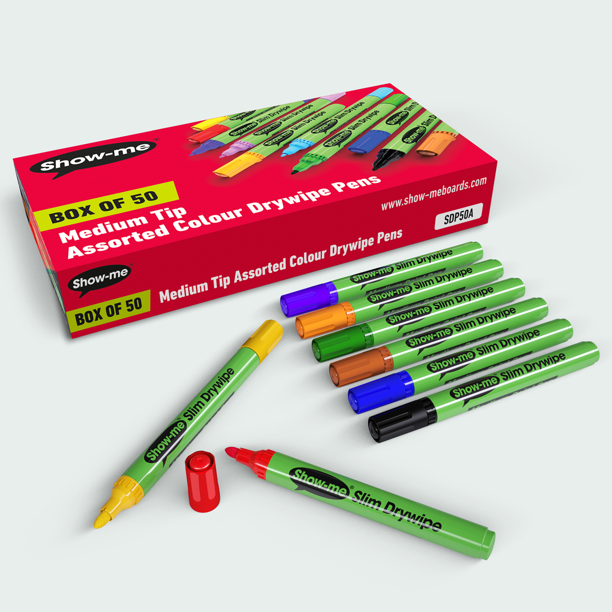 Medium Tip Assorted Student Whiteboard Pens