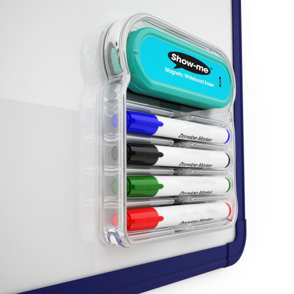 Magnetic Whiteboard Organiser with Pens and Eraser