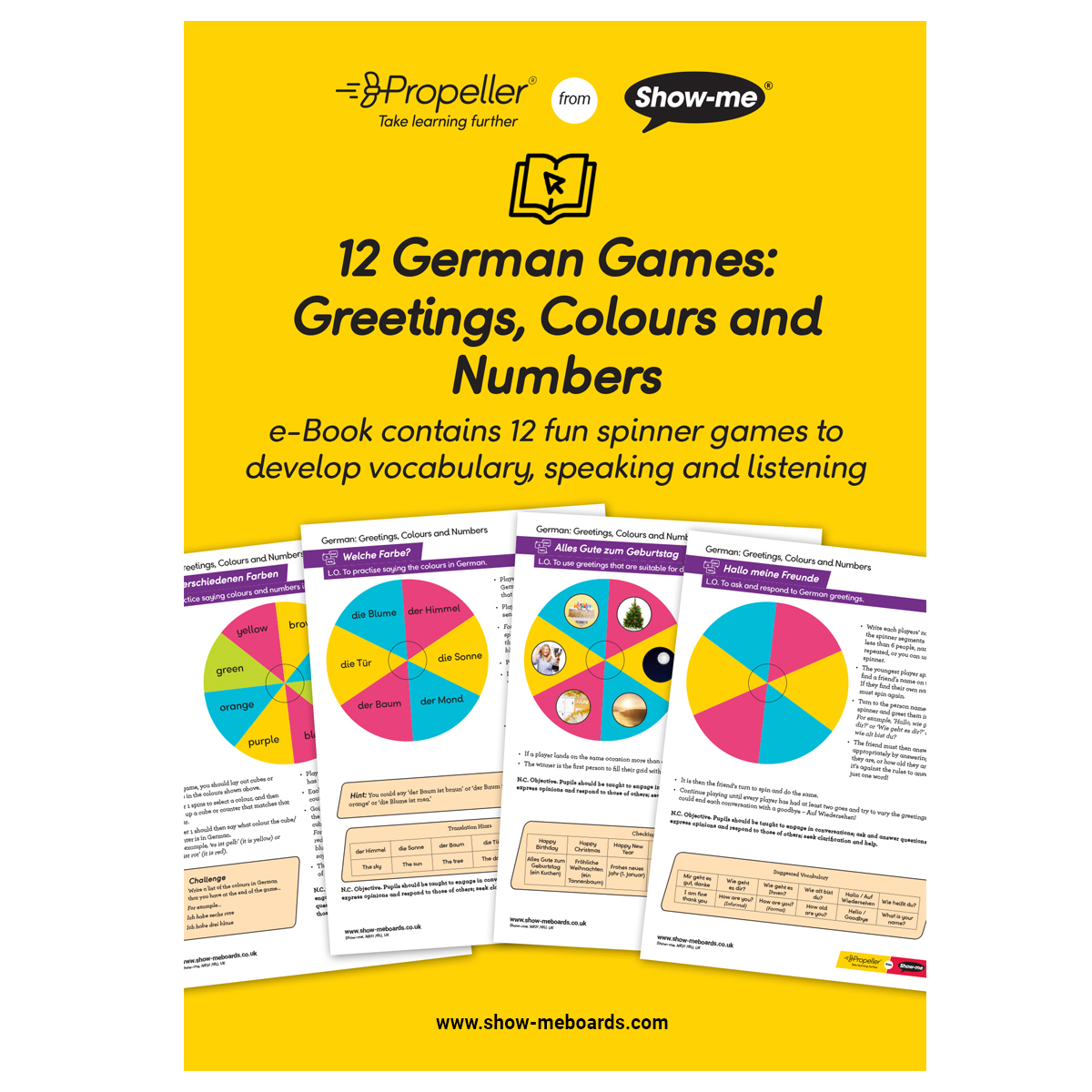 12 German Games: Greetings, Colours and Numbers – Download