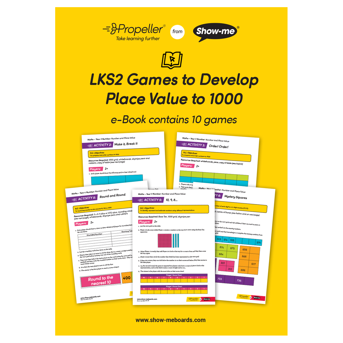 LKS2 Games to Develop Place Value to 1000 – Download