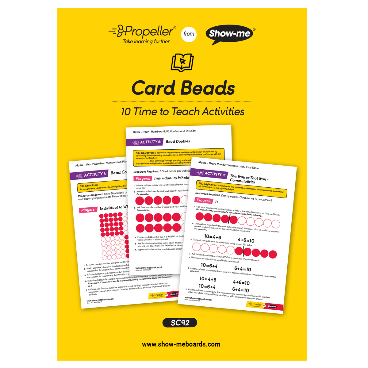 Card Beads Teaching Activities – Download