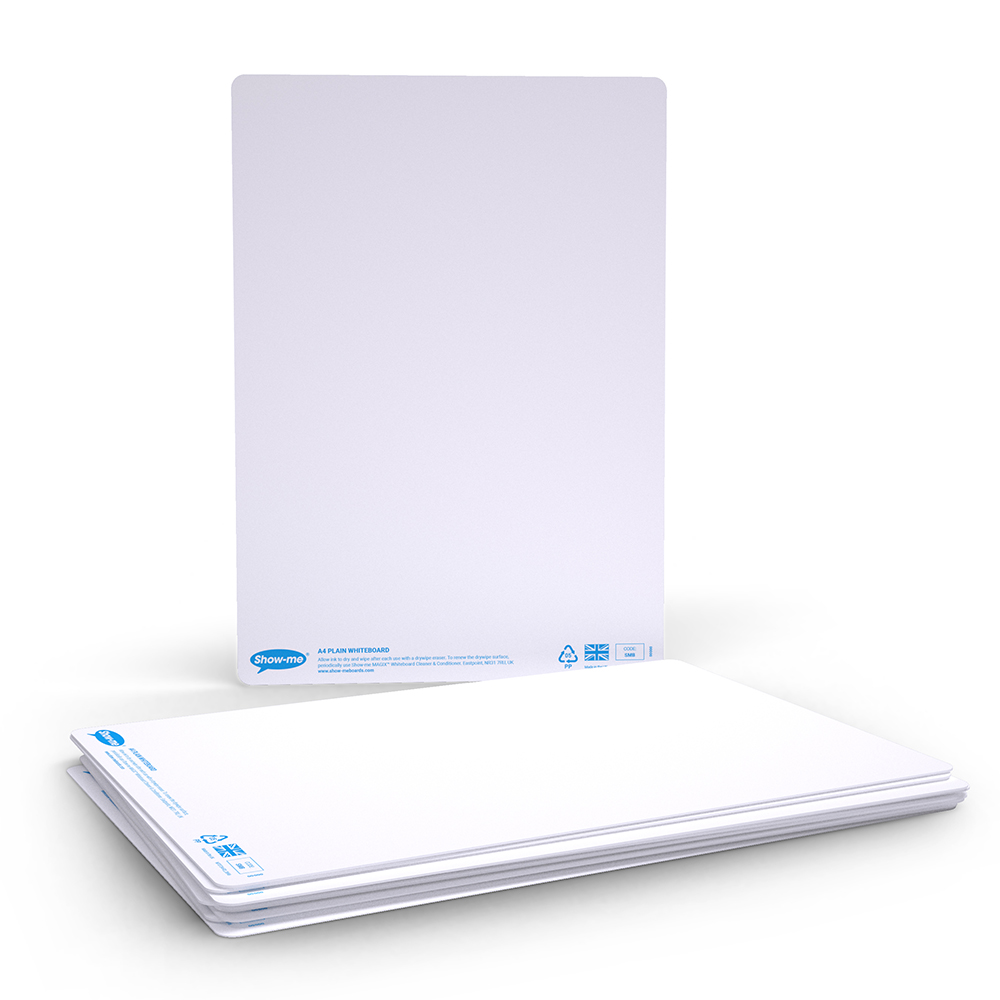 A4 PLAIN MINI WHITEBOARDS ONLY