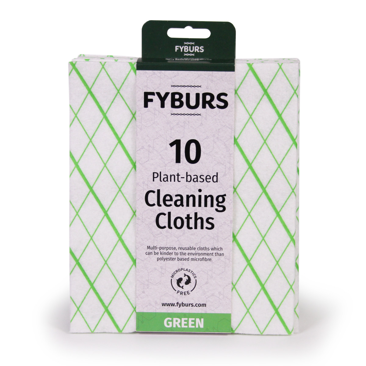 FYBURS Plant-based Cleaning Cloths – Green